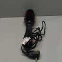 Hair Dryer Brush Blow Dryer in One, Upgraded 4 in 1 Hair Dryer and Styler Volumizer with Negative Ion Anti-frizz Ceramic Titanium Barrel Hot Air Hair Straightener Brush (Black/Pink)