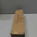 KAMANINA 1 Inch Curtain Rod for Windows 32 to 58 Inch(2.6 to 4.8 ft), Silver Telescoping Decorative Drapery Rods with Acrylic Crystal Finials for Living Room, Bedroom, Patio and Kitchen