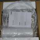 SRJJRS Farmhouse Lamp for Bedroom Set of 2, Rustic Table Lamp with Dual USB Charging Ports, 28" Tall Table Lamps with Linen Shade for Living Room, Bulb Not Included (Rotary Switch-off white)