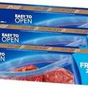 Ziploc Two Gallon Food Storage Freezer Bags, Grip 'n Seal Technology for Easier Grip, Open, and Close, 10 Count, Pack of 3 (30 Total Bags) (Packaging May Vary)
