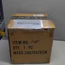 Ceramic and Glass Tabletop Fountain for Home Indoor Decoration Table Desk Office (White)