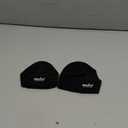 Welnove Gel Heel Protector Cups, Inserts Pads for Women Men, Plantar Fasciitis, Heels Spur Pain Relief, Achilles Tendonitis Dry Cracked Heel Support Cushion Black (W 4.5-9 / M 5-8)