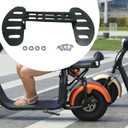 YIJU Scooter Front Foot Pedals Electric Bike Foot Rest Adjustable Simple Installation Supplies with Screws Footrest Modification