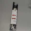 Spring Tension Curtain Rod 28 To 48 Inch Adjustable Expandable Black Tension Rod 7/8" Shower Curtain Rods No Drilling Spring Loaded Curtain Rod for Windows Bathroom Closet Kitchen Bedroom Doorway Door