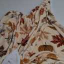 Fall Throw Blanket Autumn Leaves Decor Thanksgiving Fuzzy Fleece Soft Blankets and Throws for Living Room Couch Sofa Bed Chair 50 X 60 Inch (Beige)