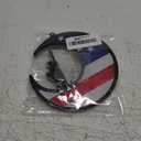 4th of July Decorations Suncatcher, Patriotic Window Hanging Decor, Memorial Day Gifts for Independence Day Veterans Day, God Bless America Tree Decorations Sun Catcher Ornament for Office Home Yard