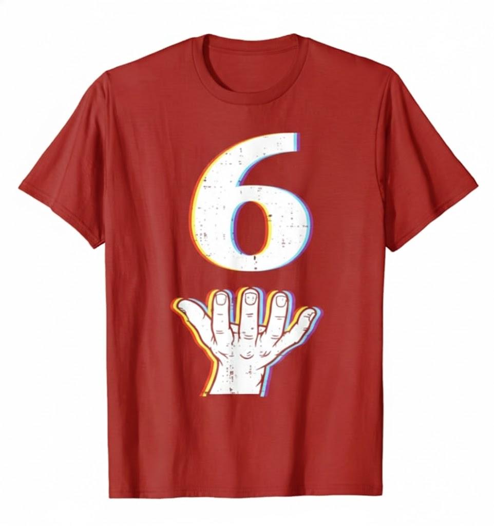Number 6 Matching 67 Meme Halloween Costume Ladies L T-Shirt