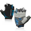 Souke Sports Mens Cycling Gloves with Gel Pads Half Finger Bike Gloves Lightweight Anti-Slip Shock-Absorbing for MTB Road Biking, Small