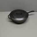 Lodge 5 Quart Pre-Seasoned Cast Iron Deep Skillet with Lid - Signature Teardrop Handle & Assist Handle - Use in the Oven, on the Stove or Grill, or Over a Campfire - Use to Sear, Saut, Bake, Broil, Braise, Fry, or Grill - Black