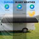 RV Awning Fabric Replacement 18FT(Fabric 17'2") Black Fade