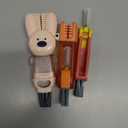 Cup Lid Cleaning Brush, 3 in 1 Cup Cleaner Brush New Multifunctional Lid Cleaner Lid Brush Cleaning Tool Multipurpose Bottle Gap Cleaner Brush Red