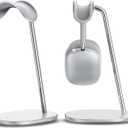 BENKS Headphone Stand for AirPods Max, Beats, Bose, Sony, Senheiser - Desktop Headset Holder, Gaming Accessories, Desk Earphone Stand (White)