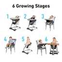 Graco Blossom 6 in 1 Convertible High Chair Sapphire