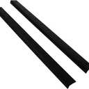 Seismic Audio - SARHW19 - Pair of 17.5 Inch 10 Space Rack Case Rails for PA DJ Rack Road ATA Case - Full Hole