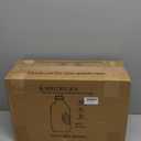 KMIGRUAN Half Gallon Heavy Duty Glass Milk Bottle with Handle and Airtight Reusable Lids,4 Pack Clear Glass Milk Container for Refrigerator, Glass Milk Jar with Handle and Spout