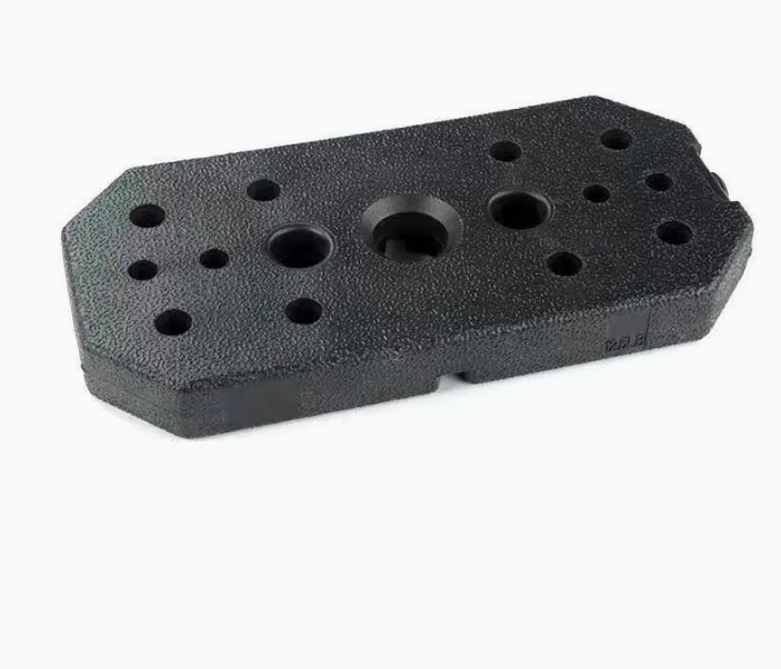 Strength Training Cement Plastic Sheet Rectangular Weight Lifting Stack Plates for Gym Fitness Equipment Cable Crossover