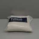 Linen Shower Curtain Beige, Fabric Boho Farmhouse Shower Curtains for Bathroom Cream Cotton Natural Cloth Liner Set 72" W x 72"