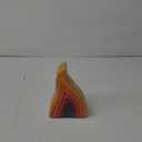 MERRYHEART Wooden Rainbow Stacking Toy, Fire Elements Wooden Stacker, Various Shapes Nesting Stacking Blocks, Waldorf & Montessori Open-Ended Education Toy for Kids/Toddlers