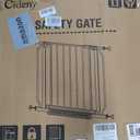Baby Gate No Drilling, 29"-40" Auto Close Dog Gate Indoor for Doorways & Stairs, Pressure Mounted Adjustable Pet Gate, Easy Walk Through Child Gate for Children & Pets Stroller Friendly, White