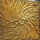 YaSheng Art - handpainted Modern Warl Art,Gold Canvas Art Abstract Oil Painting Texture Wall Artwork, Modern Home Wall Decor,Wall Artfor Living Room, Framed Wall Art Bedroom Decor 30x30 Wall Art