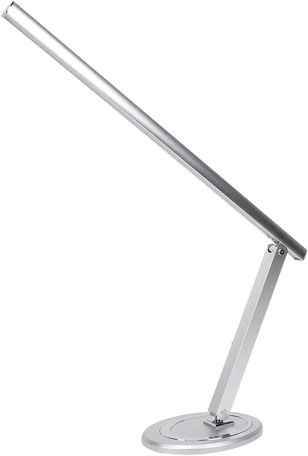 10W USB Foldable LED Desk Lamp, with 46 LEDs, 180 Degrees Adjustable Arm, Aluminium Alloy Body, Modern Eye Care LED Table Light for Home Office, for Reading, Studying, Working