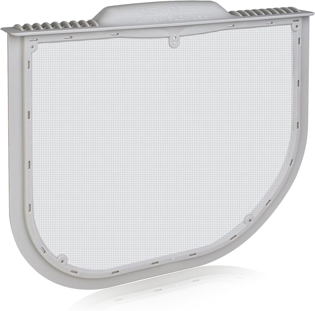 5231EL1001C Lint Filter Replacement for LG and Kenmore Dryers, Ultra Durable Lint Screen Trap, Rim with Felt Seal, Filter Size 12.2 * 10.6 * 1.5 inch (31.1 * 27.0 * 3.8 cm)