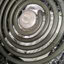 AMI PARTS 3 (6) WB31M20 & 1 (8) WB31M19 Black Porcelain Burner Drip Pans and 3 (6) WB30M1 & 1 (8) WM30M2 Electric Stove Burners Replacement Fit for G-E Hot-point Ken-more Electric Stove Burner