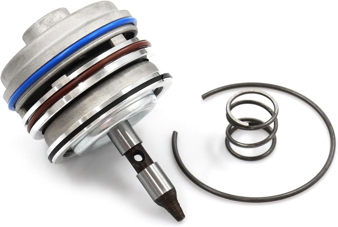 High Performance Servo Piston Assembly with Cover & Snap Ring Compatible with Corvette 700R4 4L65E 4L70E 4L60E 1982-2014 Silver