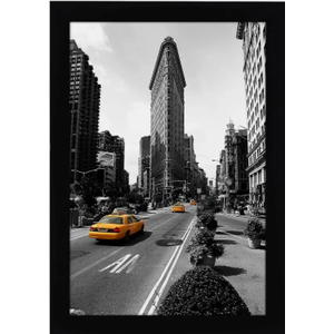 Americanflat picture Frame, Gallery-Style 18x12inch, Black