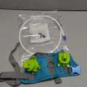 LetPetRun Adjustable Blind Dog Halo, Protective AntiCollision Ring Harness for Visually Impaired Pets, Safe Guidance Mobility Aid (Light Blue XS for 15.518.5)