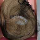 PANEWAY Hair Topper With Bangs 18inch Toppers With 6.5“ ×6.5” Large Base Long Straight Layered Premium Synthetic Hair Pieces For Women-Ombre Blonde With Dark Root