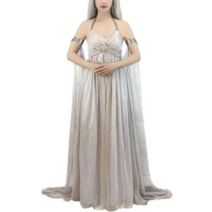 Dragon Queen Costume Chiffon Dress Halloween Cosplay For Women, M