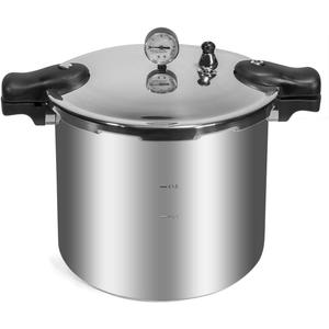 Barton Pressure Canner Release Valve Aluminum Canning Pot Cooker Pot Stove Top with Pressure Gauge Instant Fast Cooking Pot Stewing Locking System (22 Quarts) Meat, Poultry & Vegetables