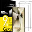 NEW'C 3 Pack Designed for Samsung Galaxy S25 Ultra Screen Protector Tempered Glass, Bubble Free, Ultra Resistant (Transparent)