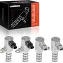 A-Premium 2-PC Intake & Exhaust Engine Variable Valve Timing (VVT) Solenoid Compatible with Ford F-150, Explorer, Edge, Transit-150/250, Transit-350 HD, Mustang, Taurus, Expedition & Lincoln MKZ, MKX