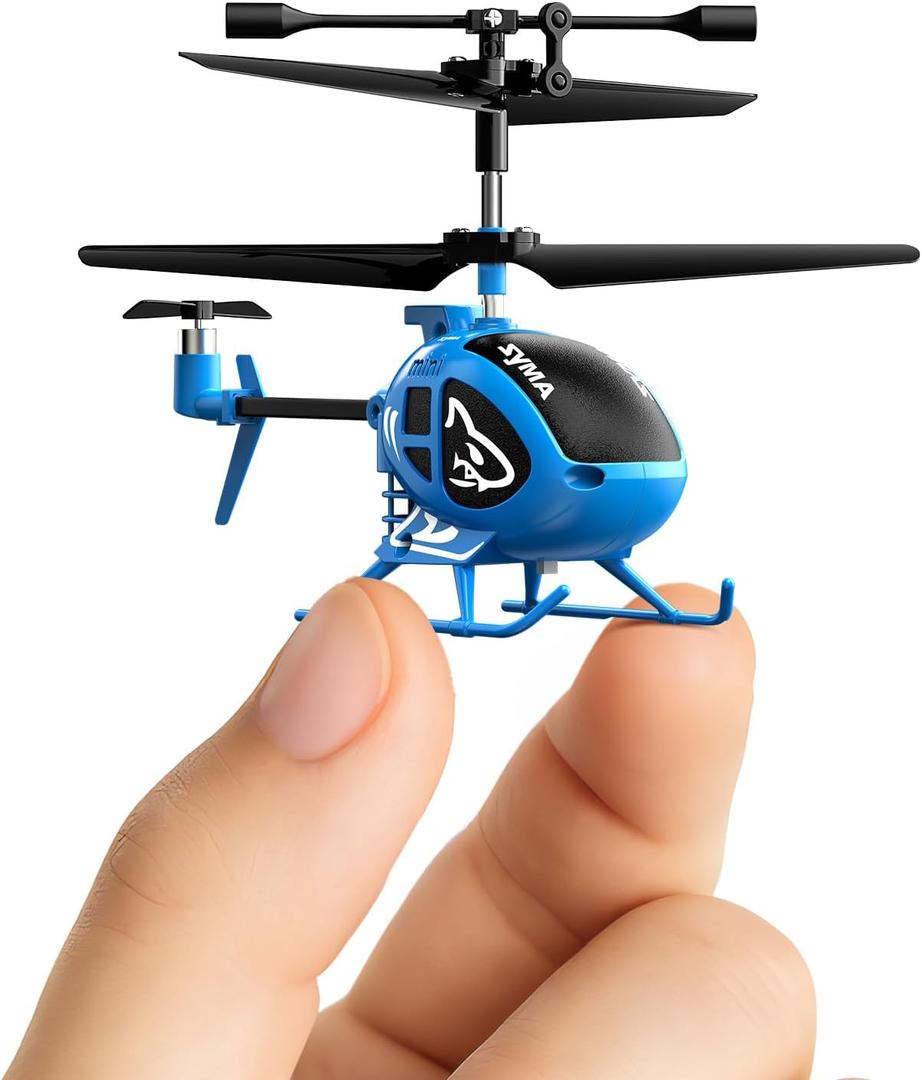 SYMA Remote Control Helicopter, Mini RC Helicopter for Kids with Altitude Hold, One-Key Take Off/Land, Toy for Boys Girls Beginners Indoor Flying Fun (Blue)