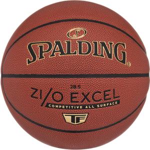 Spalding Indoor Outdoor Basketballs | All Surface Composite Cover | Sizes 28.5" (Zi/O Excel TF - Brown)