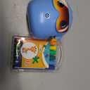 Drawing Robot for Kids Montessori Painting Toys for 3 4 5 6 7 8 Year Old, Voice Interactive Educational Drawing Machine with 100 Cards,16 Colorful Pens & Music-Gift for Boys Girls (Blue)