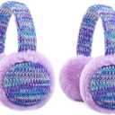 RAOEXI Winter Ear Muffs For Kids Warm Furry Knit Girls Earmuffs Boys Baby Plush Toddler Ear Warmers Outdoor Ear Covers