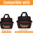 Travel Carrying Case Compatible with Jackery Explorer 1000, Portable Power Station Storage Bag with waterproof fabric and Front Pockets for Charging Cable and AccessoriesW13.5*D9.5*H11.5 inches