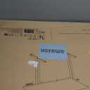 HUANUO Electric Standing Desk, 40" x 24" Whole Piece Desktop, Adjustable Height Computer Desk, 4 Height Memory Settings, Sit Stand Up Desk for Home Office, Light Vintage