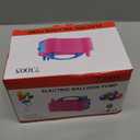 Electric Air Balloon Pump, 600W Portable Dual Nozzle Electric Balloon Inflator with Small Storage Box, Two Operation Modes, for Garland Arch Party Decoration