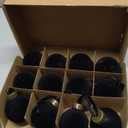 12 Pcs Velvet Christmas Balls Bulk Shatterproof Plastic Christmas Tree Decorations for Decorative Hanging Baubles (12, Beige, 2.36Inch)