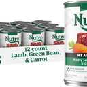 Nutro Hearty Stew Canned Wet Dog Food, Natural Grain Free Dog Food Wet Cuts in Gravy Meaty Lamb with Green Bean & Carrot Stew, 12.5 oz Cans (12 Count, Pack of 1) (BBD FEB 10 2028)