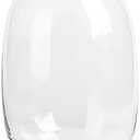 Bedside Table Vases, Round Glass Vase, Clear Crystal Flower Vase Modern Decorative Vase for Office, Bedroom, Hotel, Height 26/30cm(Size:7.5 * 30CM,Color:C)