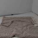 DII Modern Zig Zag Throw Blanket Woven Cotton, Hand-Knotted 2.5" Fringe, 50x60, Cinnamon