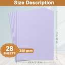 2 x 28 Sheets Purple Cardstock 8.5 x 11 Certificates Paper, 250gsm/92lb Heavyweight Lavender Card Stock for DIY Cards Making, Birthday Decorations, Christmas Cards, Wedding Invitations