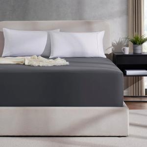 Kids Twin Bed Fitted Sheet Grey