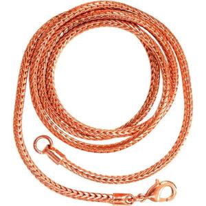 Pure Copper Snake Chain Necklace for Men & Women, Heavy Solid Copper Statement Jewelry Gift, Multiple Lengths (1626 Inch)