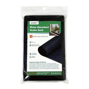 Super Absorbent Sock - 5" x 48" Water Absorbing Snake | 2 Gallon Capacity | Leak & Spill Control for Home, Basement & Industrial Spaces (Pack of 1)